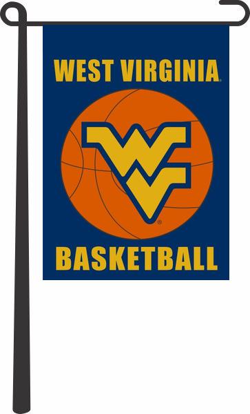 West Virginia University - Mountaineers Basketball Garden Flag