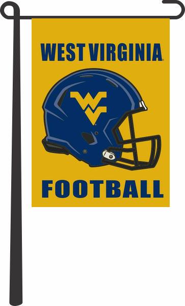 West Virginia University - Mountaineers Football Garden Flag