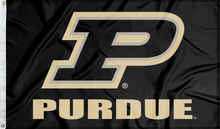 Load image into Gallery viewer, 3x5 Purdue Flag with P Purdue Logo
