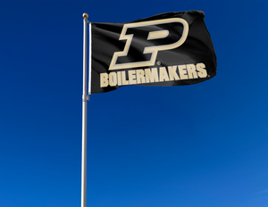 3x5 Purdue Flag with P Boilermakers Logo