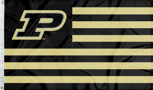 3x5 Purdue Flag with National Logo