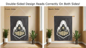 Purdue House Flag with Boilermakers Special Train Logo