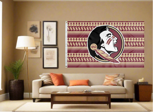 Florida State University - Seminole Spear Background 3x5 Flag