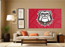 Load image into Gallery viewer, 3x5 University of Georgia Bulldog Flag
