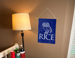 Rice University - Athenian Owl Garden Flag