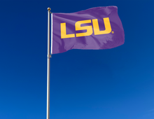 Load image into Gallery viewer, LSU - Tigers Purple 3x5 Flag
