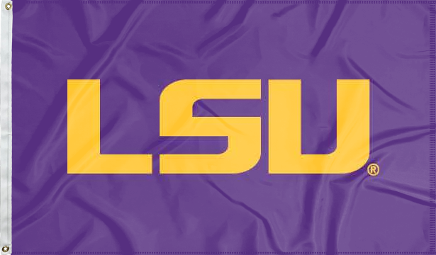 LSU - Tigers Purple 3x5 Flag