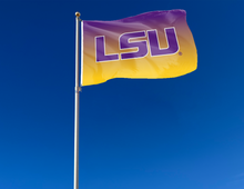 Load image into Gallery viewer, LSU - Gradient Tigers 3x5 Flag
