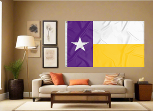 LSU -  Flag of Texas Style 3x5 Flag