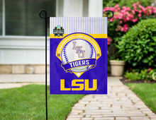 Load image into Gallery viewer, Official LSU College World Series 2025 Garden Flag
