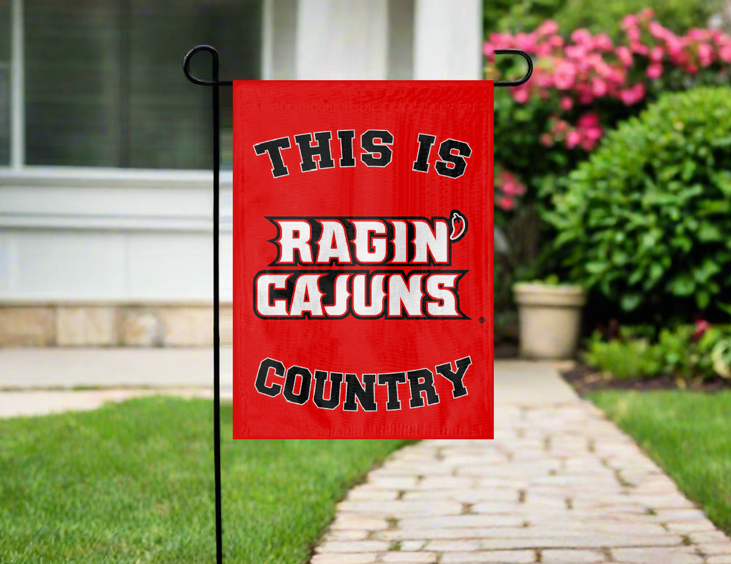 Louisiana Lafayette - This Is Ragin Cajuns Country Garden Flag