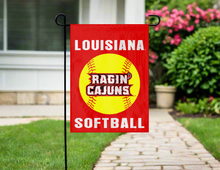 Load image into Gallery viewer, Louisiana Lafayette - Softball Garden Flag
