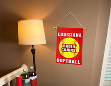 Load image into Gallery viewer, Louisiana Lafayette - Softball Garden Flag
