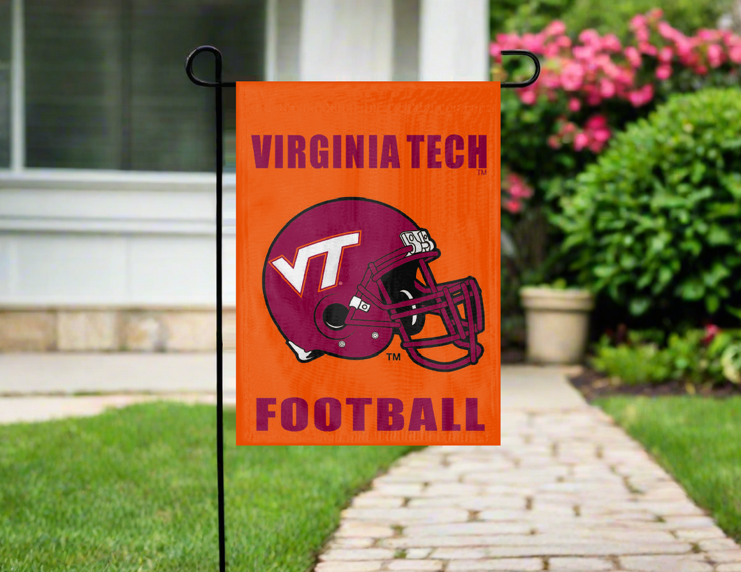 Virginia Tech - Hokies Football Garden Flag