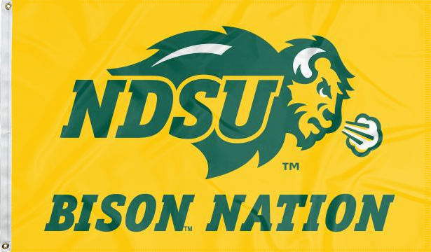 North Dakota State - Bison Nation 3x5 Flag