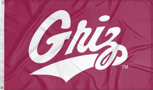 Load image into Gallery viewer, University of Montana - Griz Maroon 3x5 Flag
