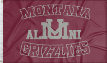 Load image into Gallery viewer, University of Montana - Alumni Grizzlies 3x5 Flag
