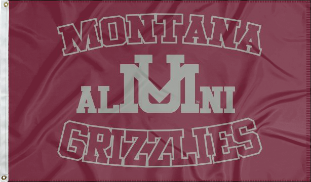 University of Montana - Alumni Grizzlies 3x5 Flag