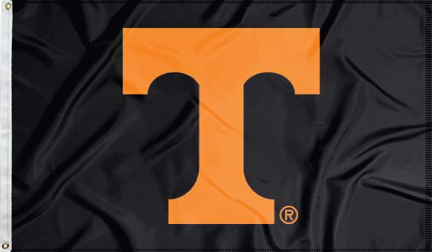 3x5 University of Tennessee Flag in Black