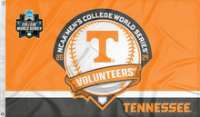 Load image into Gallery viewer, 3x5 Tennessee Baseball College World Series Flag
