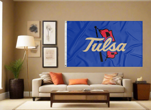 University of Tulsa - Golden Hurricanes 3x5 Flag
