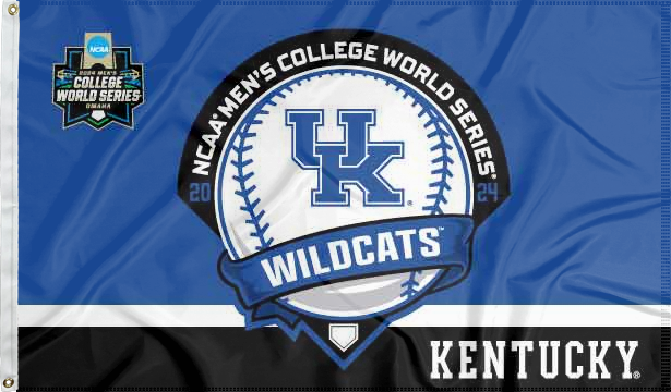 3x5 Kentucky Baseball College World Series Flag