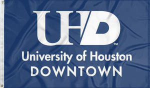 Houston - UH Downtown Blue 3x5 Flag