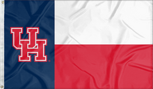 Load image into Gallery viewer, Houston - Cougars State of Texas 3x5 Flag
