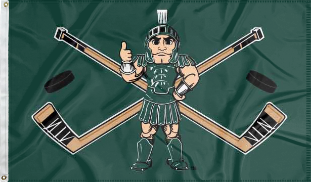3x5 Michigan State Hockey Flag