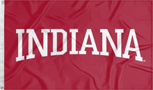 Load image into Gallery viewer, Indiana University 3x5 Flag with Indiana Logo

