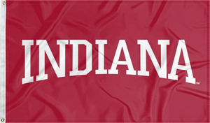 Indiana University 3x5 Flag with Indiana Logo