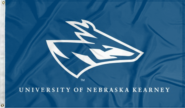 Nebraska Kearney - Lopers Blue 3x5 Flag