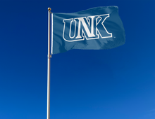 Load image into Gallery viewer, University of Nebraska Kearney - UNK Blue 3x5 Flag
