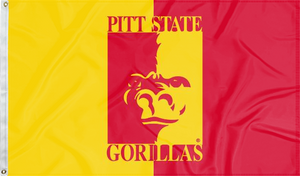 Pittsburg State University - Gorillas 3x5 Flag