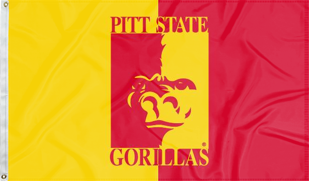 Pittsburg State University - Gorillas 3x5 Flag