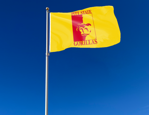 Pittsburg State University - Gorillas Gold 3x5 Flag