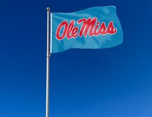 Load image into Gallery viewer, Mississippi - Ole Miss Light Blue 3x5 Flag

