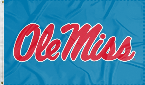 Mississippi - Ole Miss Light Blue 3x5 Flag