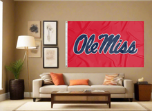 Load image into Gallery viewer, Mississippi - Ole Miss Red 3x5 flag
