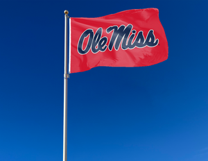Mississippi - Ole Miss Red 3x5 flag