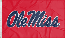 Load image into Gallery viewer, Mississippi - Ole Miss Red 3x5 flag
