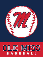 Load image into Gallery viewer, Blue Ole Miss Baseball House Flag
