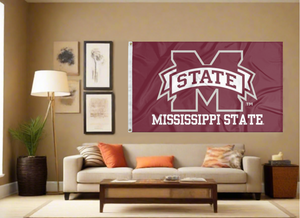 Mississippi State - M State Maroon 3x5 Flag