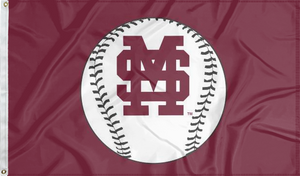 Mississippi State - Bulldogs Baseball 3x5 Flag