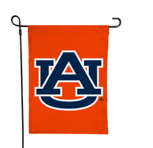 Load image into Gallery viewer, Orange 13x18 Auburn Garden Flag with Au Logo
