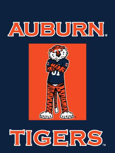 Auburn House Flag with Aubie The Tiger Logo