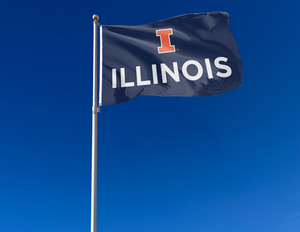Illinois - I Illinois Blue 3x5 Flag
