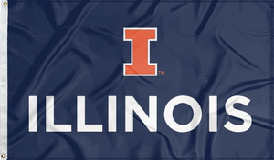 Illinois - I Illinois Blue 3x5 Flag