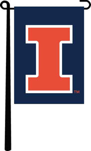 Illinois - Illini Blue Garden Flag