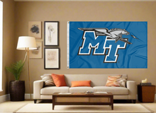 Load image into Gallery viewer, Middle Tennessee State - Blue Raiders Blue 3x5 Flag
